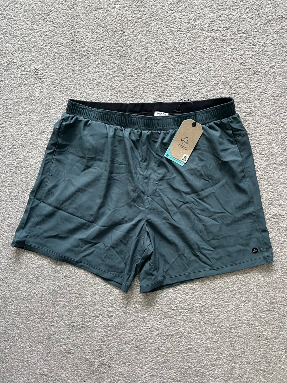 Prana Men's Slate Green Athletic Shorts Size XXL